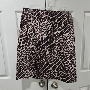 Leopard Print Women's Skirt